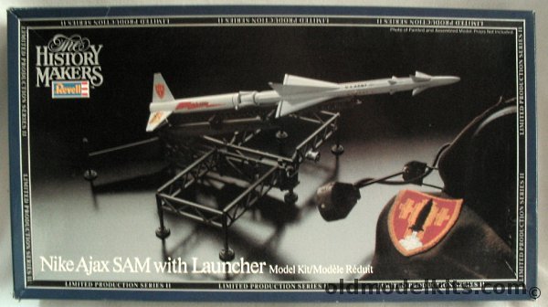 Revell 1/32 Nike Ajax Surface to Air Missile with Launcher - History Makers Issue (Ex-Renwal), 8648 plastic model kit